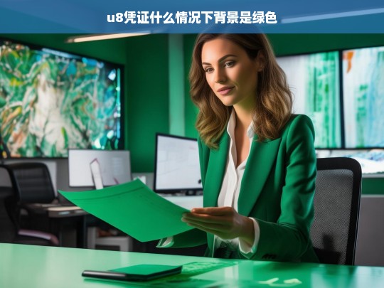 u8凭证什么情况下背景是绿色